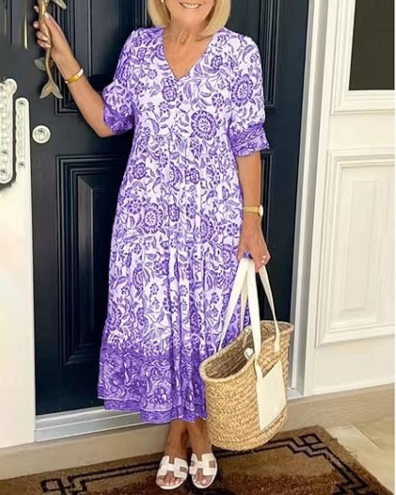 Nia - Elegant och bekväm sommarklänning